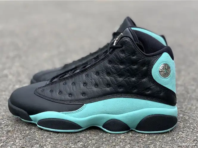 414571-030 Air Island 13 Green Retro Jordan Black 0514